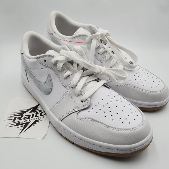 Mens Size 13 Nike Golf Shoes Air Jordan 1 Retro Low Top White Gum DD9315-111